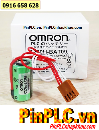 Omron C200H-BAT09; Pin nuôi nguồn PLC Omron C200H-BAT09 3.0v 1800mAH chính hãng _Xuất xứ NHẬT